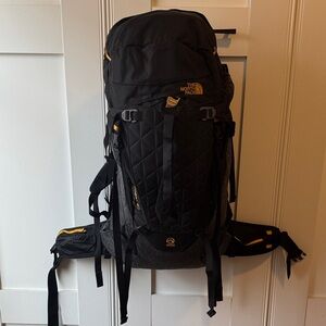 The North Face Black and Yellow Summit Series Cobra 60
